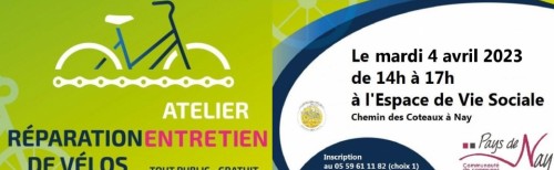 Atelier réparation et entretien de vélos